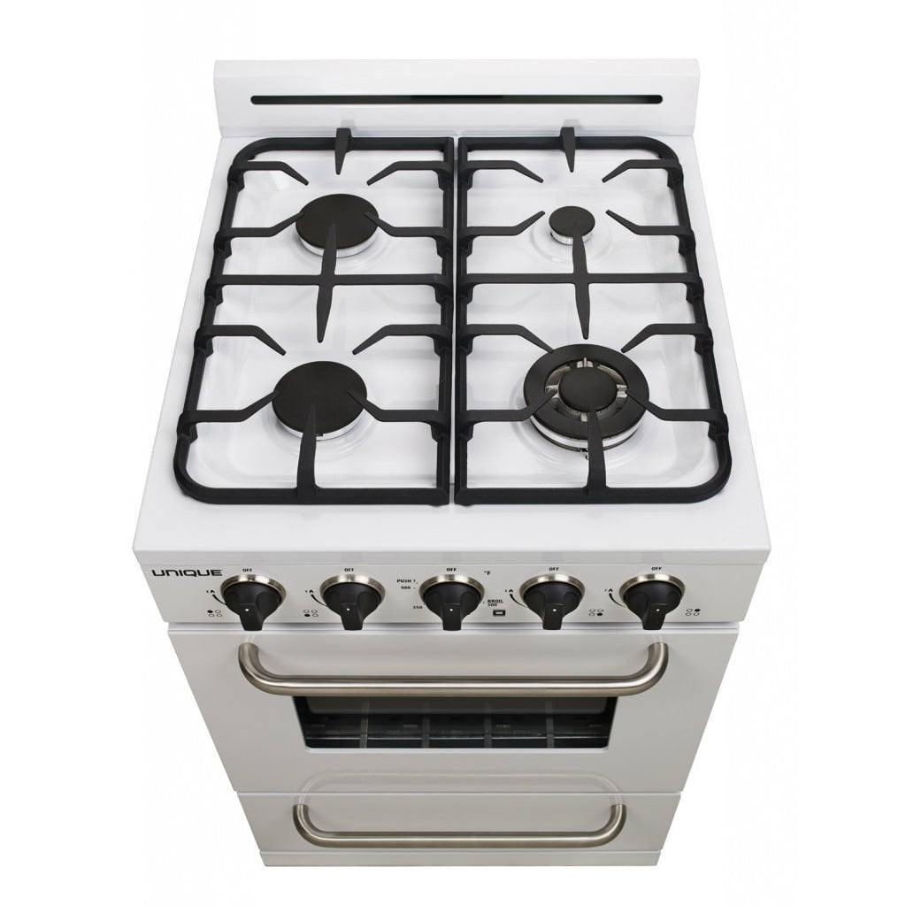 Unique Classic 24 3.1 Cu. Ft. Freestanding Gas Range (UGP-24G OF1) - White