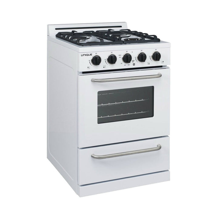 Unique Unique Classic 24 Inch Off-Grid Gas Oven Range Combo UGP-24G OF1 W