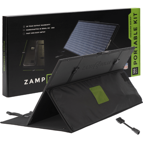Zamp Zamp OBSIDIAN SERIES 100 Watt Dometic PLB40 Charging Kit 100 Unregulated PLB40